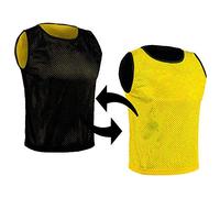 SPORTSBIBS Chasubles réversible de Football, Gilets Double Face, Maillots pour Enfants, Juniors et Adultes, Chemises de Foot, Dossard Hommes et Femmes, variété de Couleurs, Sport