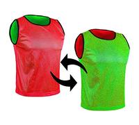 SPORTSBIBS Chasubles réversible de Football, Gilets Double Face, Maillots pour Enfants, Juniors et Adultes, Chemises de Foot, Dossard Hommes et Femmes, variété de Couleurs, Sport