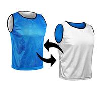 SPORTSBIBS Chasubles réversible de Football, Gilets Double Face, Maillots pour Enfants, Juniors et Adultes, Chemises de Foot, Dossard Hommes et Femmes, variété de Couleurs, Sport