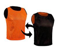 SPORTSBIBS Chasubles réversible de Football, Gilets Double Face, Maillots pour Enfants, Juniors et Adultes, Chemises de Foot, Dossard Hommes et Femmes, variété de Couleurs, Sport