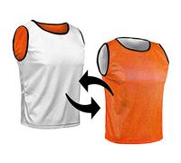 SPORTSBIBS Chasubles réversible de Football, Gilets Double Face, Maillots pour Enfants, Juniors et Adultes, Chemises de Foot, Dossard Hommes et Femmes, variété de Couleurs, Sport