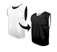 SPORTSBIBS Chasubles réversible de Football, Gilets Double Face, Maillots pour Enfants, Juniors et Adultes, Chemises de Foot, Dossard Hommes et Femmes, variété de Couleurs, Sport