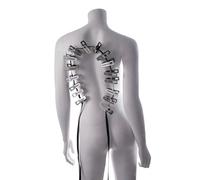 Sportsheets - Edge Body Zipper Clothes Pins - Argent