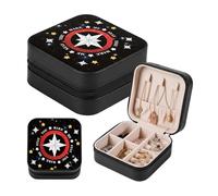 SportsLiking Boîte à bijoux Stray Merch - Organiseur de rangement d'inspiration errante pour les fans de séjour | Boîte à souvenirs motif boussole et étoile