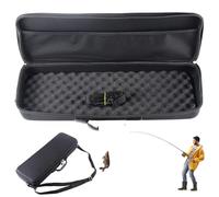 Sportsman Rod Container - Selle utilitaire robuste, Compact Reel Pack | Organisateur de stockage d'expédition renforcé, cas d'équipement d'aventure polyvalent, compagnon de voyage professionnel léger