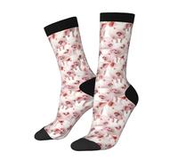Sportsocken Cochon Réaliste Crew Socks Unisex Chaussette De Course Activewear Ultra Douce Chaussette Hautes For Trail Course À Pied Tennis 40Cm