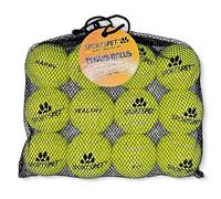 SPORTSPET Balles de tennis pour chiens - Extra rebondissantes - Non toxiques - Durable - Flottent (Tennis Balls Standard (lot de 12)) (64 mm)