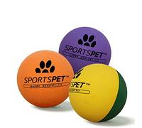 SPORTSPET High Bounce Boules 3 pack - Jouet pour Chien, High Bounce Balles pour chiens