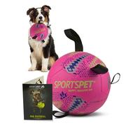 SPORTSPET Online Ballon de football Rose fluo Taille 4