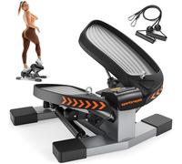 Sportsroyals Stepper d'escalier pour Exercices - Torsadé avec Bandes de résistance et capacité de Poids de 150 kg (02-Twist Stepper)