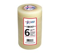 SportsTape Lot de 6 rouleaux de ruban adhésif de hockey Transparent