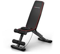 Sportstech BRT250 - Banc de musculation pliable et réglable, 7-en-1, avec 1 an d'App STL Incluse, banc incliné multifonction pour entraînement complet à domicile, capacité jusqu’à 300 kg