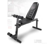 Sportstech BRT500 Banc de musculation réglable | 50 en 1 avec design de qualité supérieure en matériau rembourré EVA | Banc de musculation pliable | Pieds antidérapants | Poignées pour pompes |