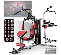 Sportstech HGX100/HGX200/HGX300 - Appareil de Musculation Premium Complet, Station de Musculation avec Stepper ou Presse à Jambes, Banc de Musculation, Home Gym, Matériau EVA, Entraînements Variés