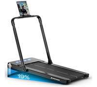 Sportstech sPad500/1000 - Tapis de Marche et de Course Compact avec Inclinaison Automatique 19%, Silencieux, connecté & idéal Maison/Bureau (8-12 km/h)