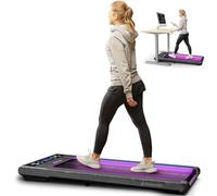Sportstech Tapis de Course pour la Maison, 1-8 km/h, Tapis de Course sous Bureau, Inclinaison de 11,5%, Ultra-Silencieux, avec 1 an d'App STL Incluse, abonnement à l'application Inclus