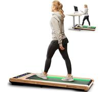 Sportstech Tapis de Course pour la Maison, 1-8 km/h, Tapis de Course sous Bureau, Inclinaison de 7,5%, Ultra-Silencieux, avec 1 an d'App STL Incluse, abonnement à l'application Inclus