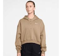 Sportswear Phoenix Fleece Oversized Crop Hoodie beige XS