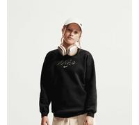 Sportswear Studio Fleece Oversized Crew All-Over-Print noir 152