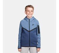 Sweat à capuche et zip Nike Tech Fleece pour ado Work Blue/Mystic Navy/Noir/Noir S