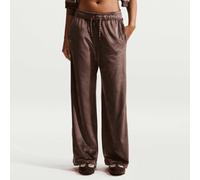 Sportswear Trend High-Rise Wide Velour Pants brun L