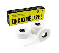 SPORTTAPE Bande en oxyde de zinc pour les doigts - 6 rouleaux - 1,25 cm x 10 m - Blanc | Bande en oxyde de zinc pour BJJ, escalade, escalade de bloc, ju-jitsu | Pour la protection des articulations