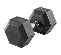 SPORTTEC Haltère Compact Hexagonal en Caoutchouc, 1 kg, Haltère Hexagonal