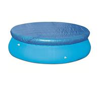 sportuli Bâche solaire ronde de 4,6 m, durable, anti-poussière et imperméable pour piscine familiale gonflable (4,6 m)