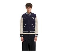 Sporty & Rich - Champions Wool Varsity Jacket - Homme - Vestes - Bleu - Taille: S