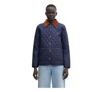 Sporty & Rich - NY Crest Nylon Quilted Jacket - Femme - Vestes - Bleu - Taille: 36 FR