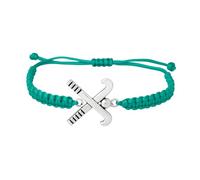 Sportybella Bracelet à breloques de hockey sur gazon - Réglable pour filles avec breloque en forme de bâton, bijoux cadeaux pour joueuses, équipes et entraîneurs, bracelet d'amitié, Adjustable fits