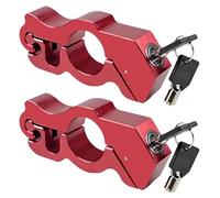 SPORWAY Antivol universel pour guidon de moto - Avec 2 clés - En alliage d'aluminium - Pour moto, scooter, vélo, VTT