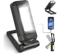 SPORWAY Lampe de Travail Rechargeable Puissante, Baladeuse LED Lampe Atelier avec Base Magnétique, Lampe Torche avec IPX6 Étanche, 7 Modes Lampe Mecanicien pour d'urgence, Garage et Camping