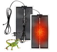 SPORWAY Lot de 2 tapis chauffants pour reptiles, tortues, serpents, lézards, gecko, amphibiens (7 W)