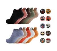 Sporzin Chaussettes Personnalisé 10 Paires Fantaisie Socquette Chaussette Femme 35-42 Coton Chaussettes Humour Droles Rigolotes, Sourire