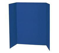 Spot 1 plis Trifold Tableau d'Affichage, 121,9 cm Largeur x 91,4 cm Hauteur, Bleu