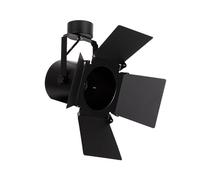 Spot à Douille en Saillie Cinema Aluminium pour Ampoules E27 PAR30 Noir