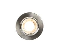 Spot à encastrer à LED inclinable Nordlux Canis 2 700K à intensité variable en nickel brossé 4,7W 345lm