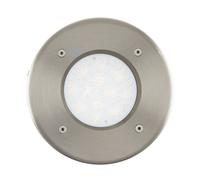 Spot à encastrer sol LED extérieur rond acier inoxydable Eglo Lamedo 3000K IP67 230lm 10cm