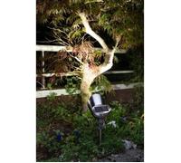 Spot à énergie solaire en inox brossé - GALIX - 0,29W - 30 Lumens - 8h d'éclairage