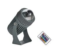 Spot À Faisceau LED Exterieur - Projecteur D'extérieur 10 W Avec Télécommande, Éclairage À Distance Étanche IP67, Pour L'extérieur Du Bâtiment(10W(110-23