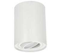 Spot à monter en saillie SKAND 1 WHITE GU10 Plafonnier rond blanc EDO777101 EDO