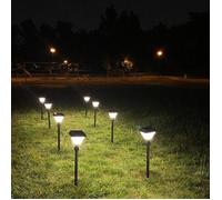 Spot à Piquer Solaire Crépusculaire IP65 2W - Blanc Chaud 2300K - 3500K - SILAMP