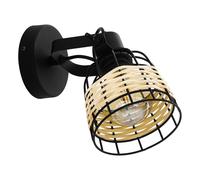 Spot ANWICK E27 1X40W en acier noir 140x0x200mm