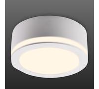 Spot Apparent Led Rond Biala, Ø 10 Cm blanc, satiné