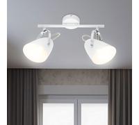 Spot Baguette Blanc Sommeil Chambre Chrome Lampe Plafonniers Réglable