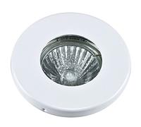 Spot Bain et Douche Etanche IP44 Blanc avec douille ceramique GU5.3