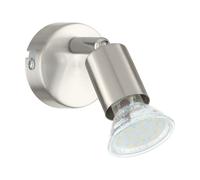 Spot BUZZ-LED GU10 1X2,8W en acier nickel mat D60mm