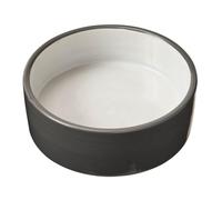 Spot by Ethical Products Gamelle en céramique Lourde Brillante pour Chien et Chat Gamelle Durable pour Nourriture et Eau pour Chien Passe au Lave-Vaisselle 2 Tons Gris 12,7 cm