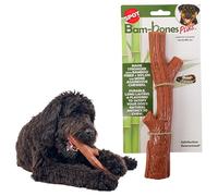 Spot by Ethical Products - Jouet à mâcher Durable en Bambou pour Chiens agressifs - Excellent Jouet à mâcher pour Chiots et Chiots - Une Alternative sans éclats au Bois véritable - Taille L